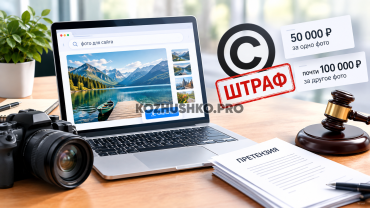 Штрафы за фотографии: можно ли брать чужие фото из интернета для сайта