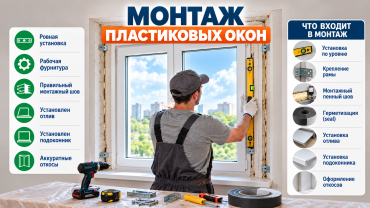 Монтаж пластиковых окон: технология, этапы, ГОСТ и основные ошибки