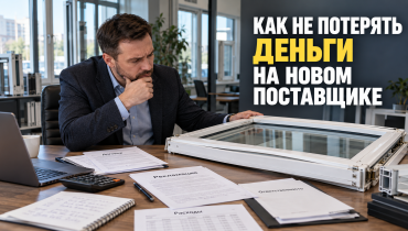 Как не потерять деньги из-за нового поставщика: реальная история из оконного бизнеса