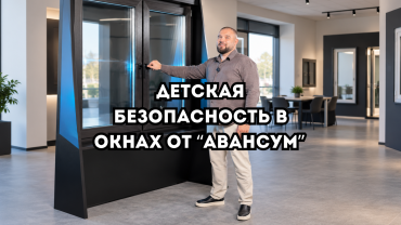 Безопасные окна для детей с фурнитурой Tilt First ФУТУРУСС от AVANSUM