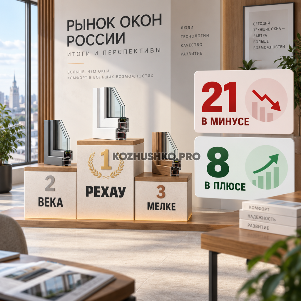 Итоги рейтинга поискового спроса оконных брендов на 1 сентября 2026 года