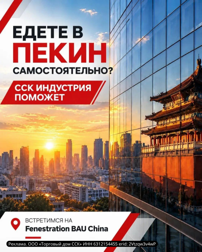Fenestration BAU China Экскурсия на выставку в Китай Пекин